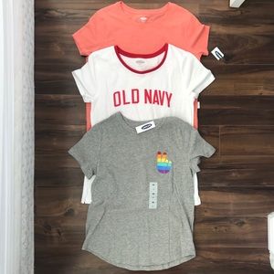 NWT Bundle of 3 Old Navy women’s short sleeved tee